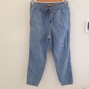 J. Crew Point Sur chambray drawstring pants